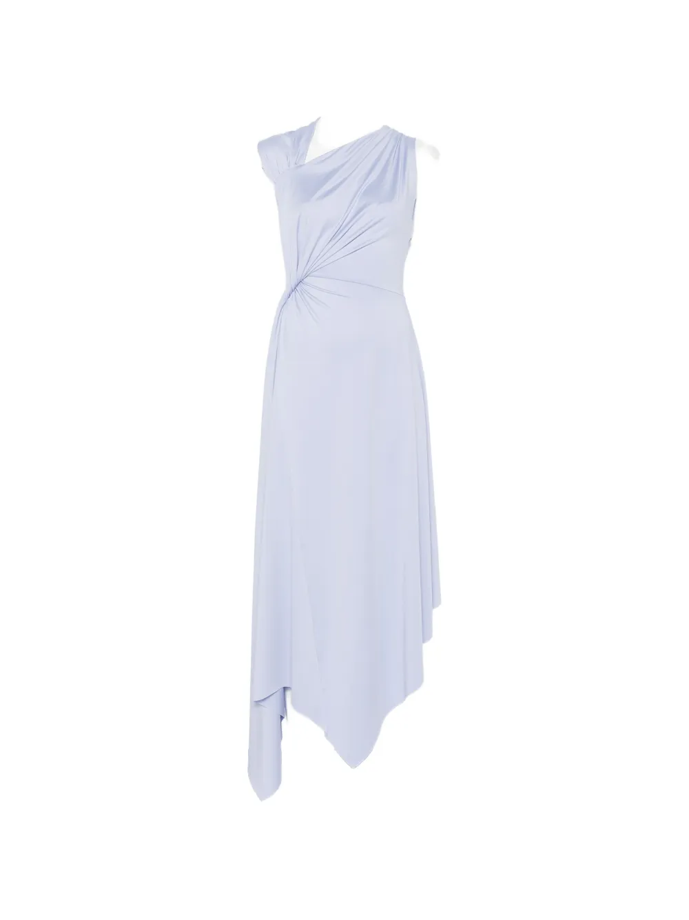 Victoria Beckham twisted sleeveless asymmetric dress - Blu