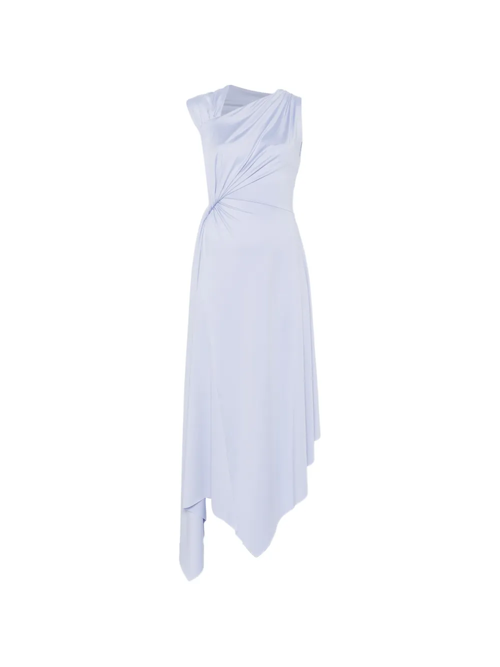 Victoria Beckham twisted sleeveless asymmetric dress - Blu