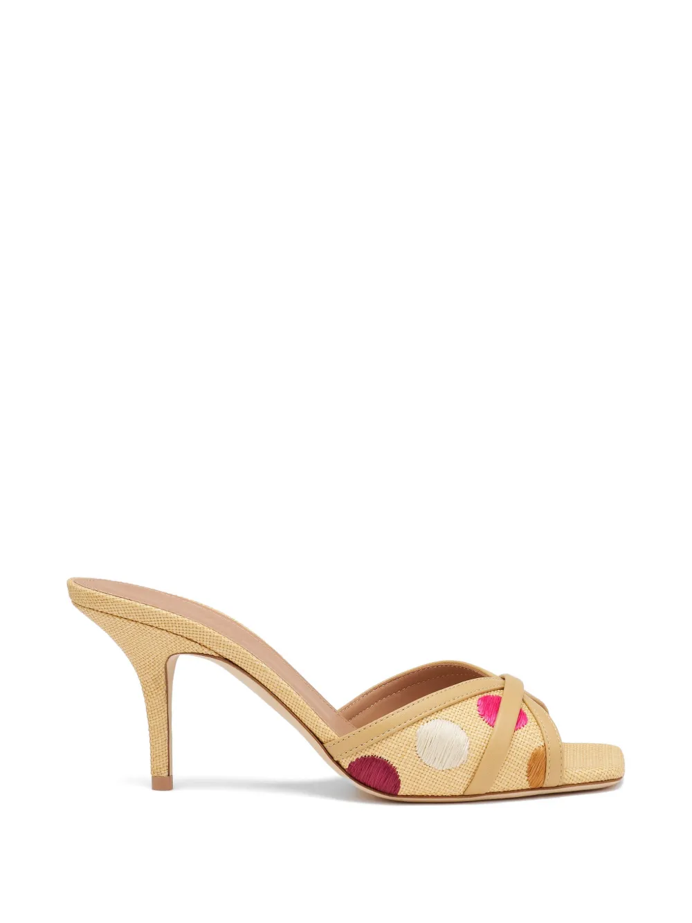 Malone Souliers Perla polka-dot sandals - Toni neutri