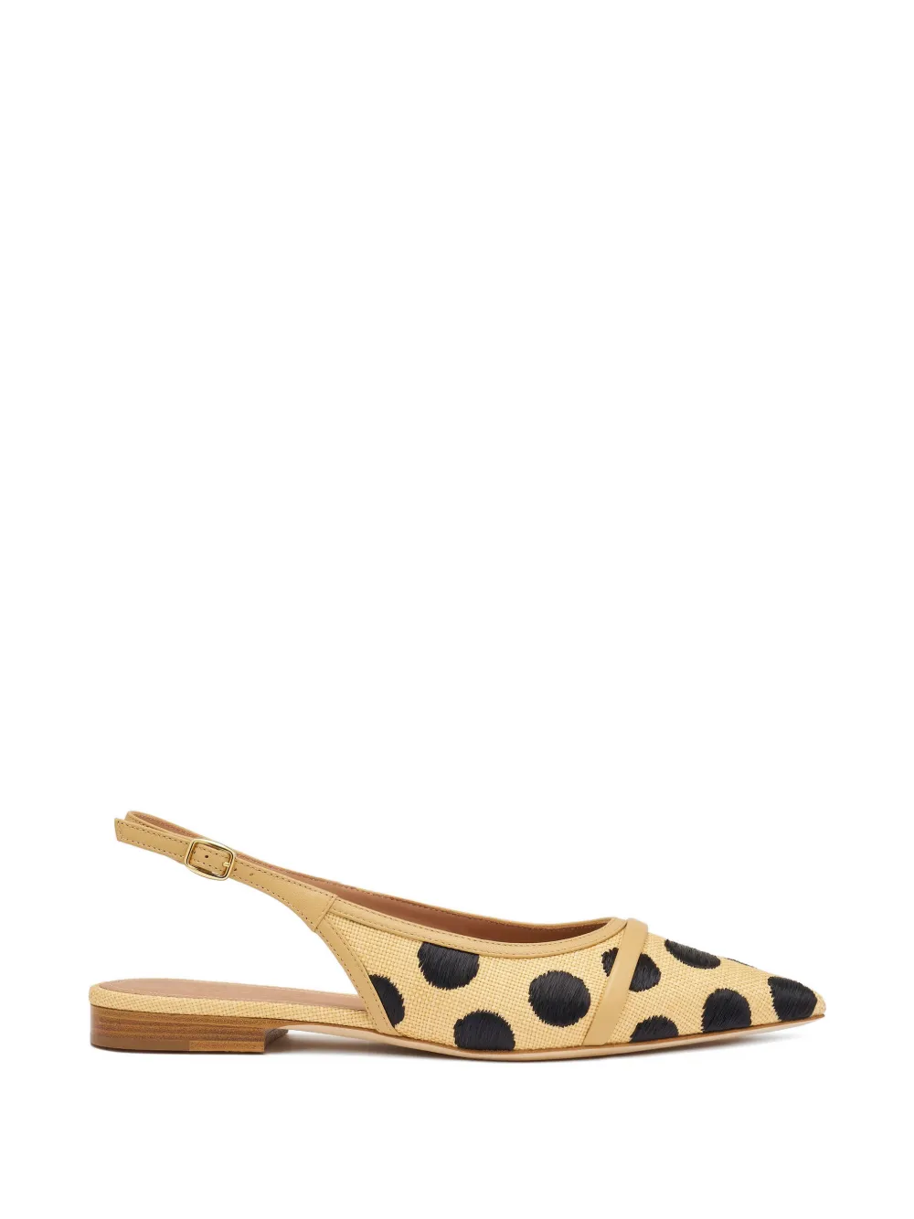 Malone Souliers Jama polka-dot flat pumps - Toni neutri