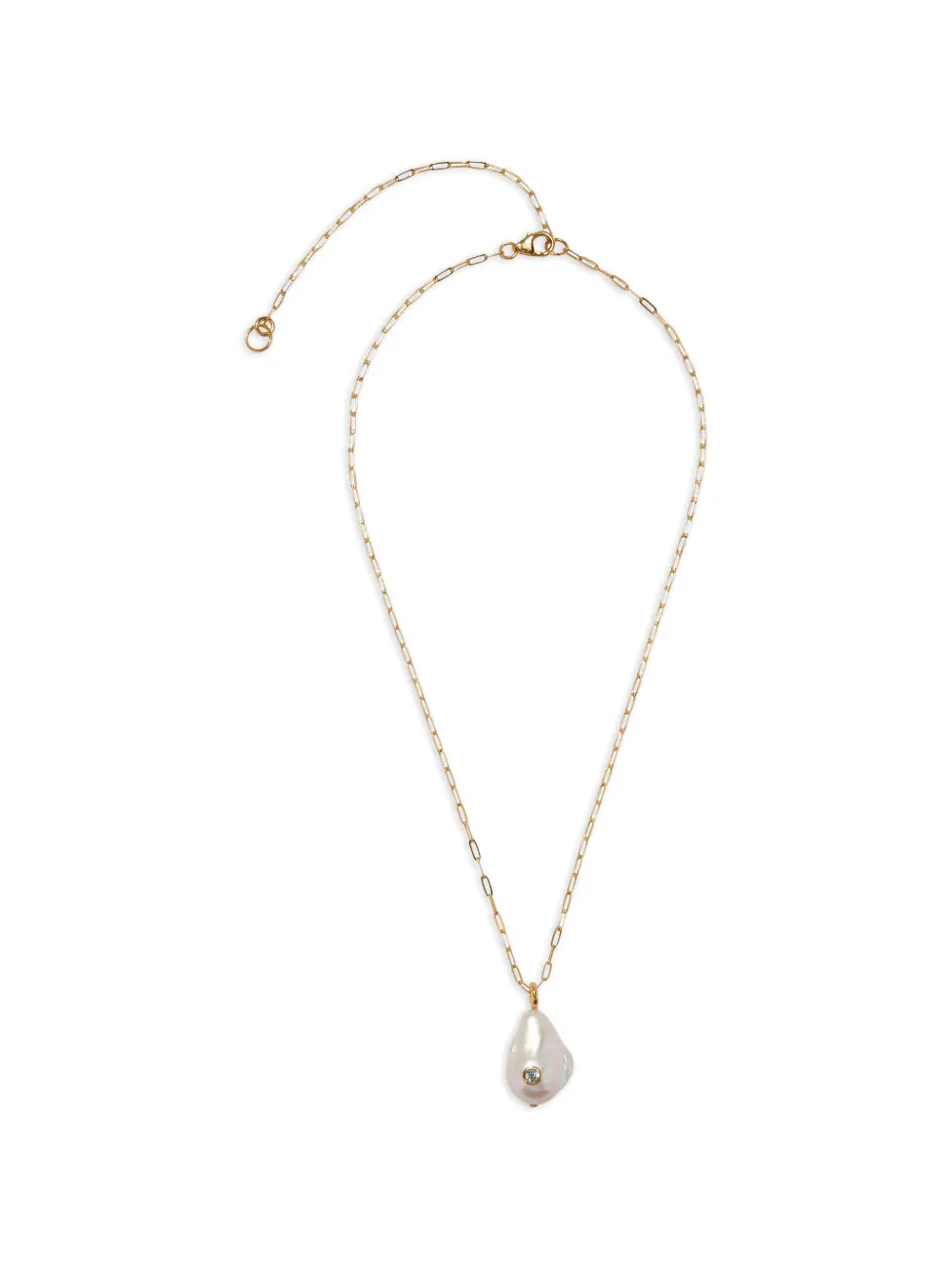 Lizzie Fortunato Oasis pearl-pendant necklace - Oro