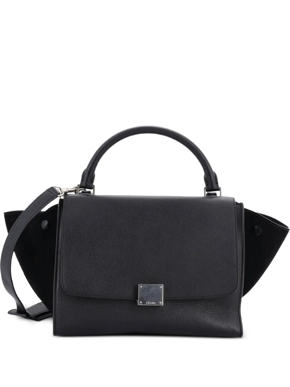 Celine Pre-Owned Trapeze Bag Leather Small satchel - Nero
