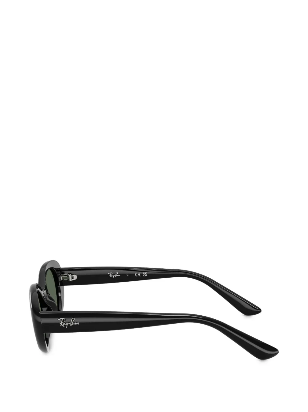 RAY-BAN JUNIOR Zonnebril met ovaal montuur Zwart