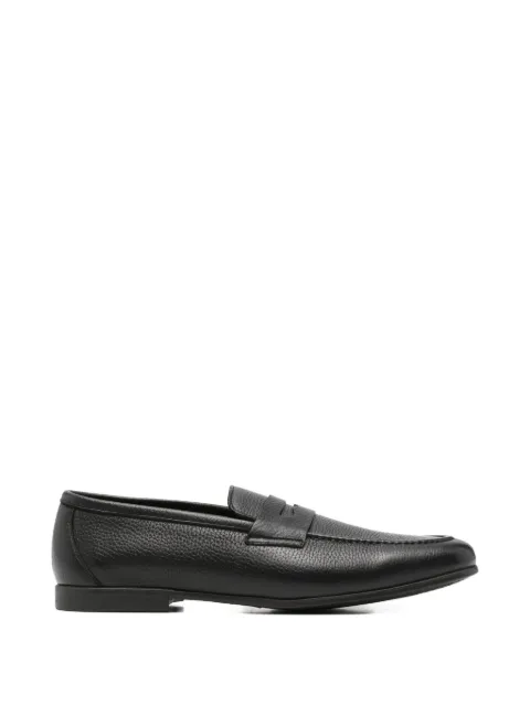 Canali penny leather loafers