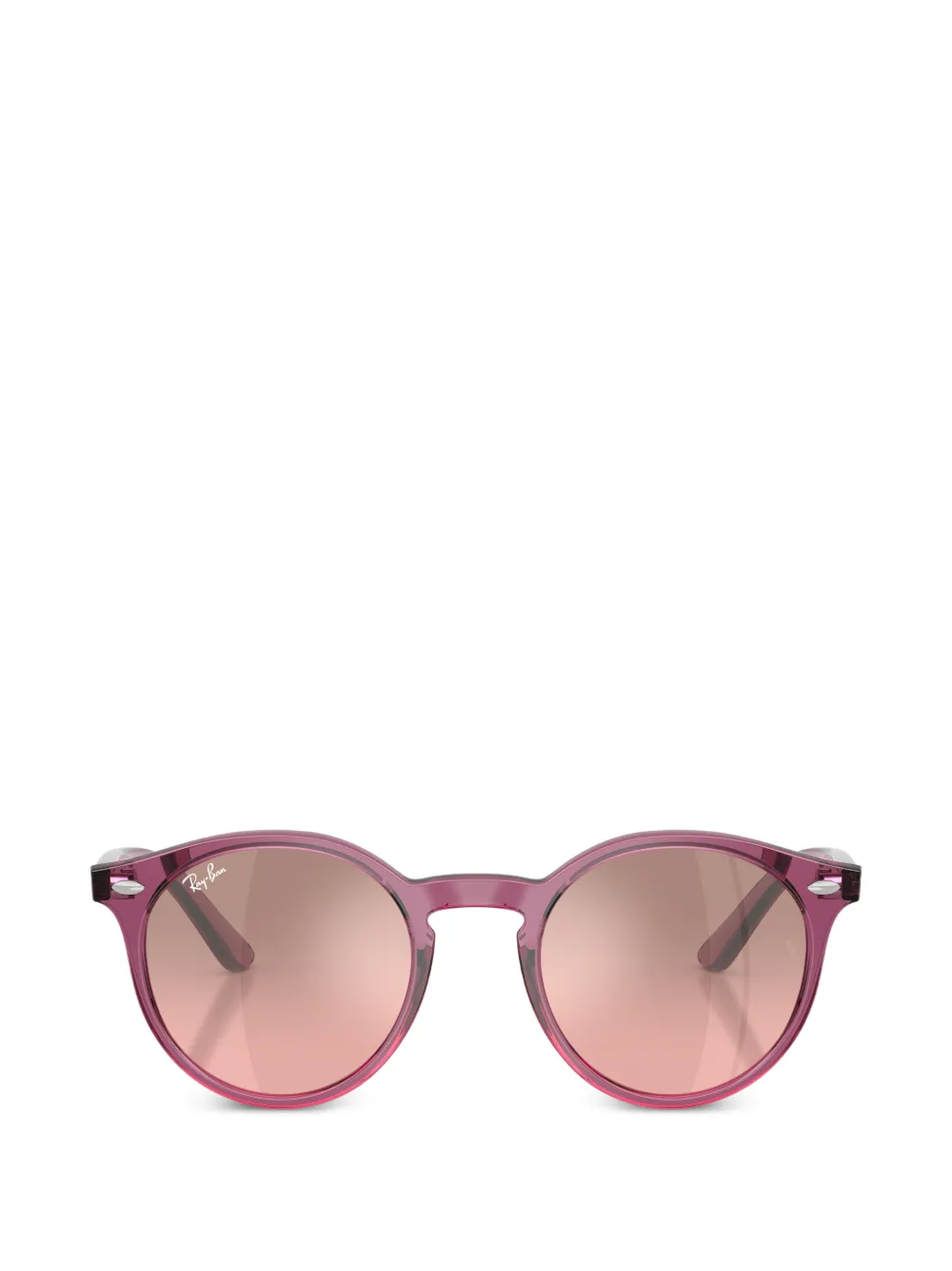 RAY-BAN JUNIOR round-frame sunglasses - Rosa