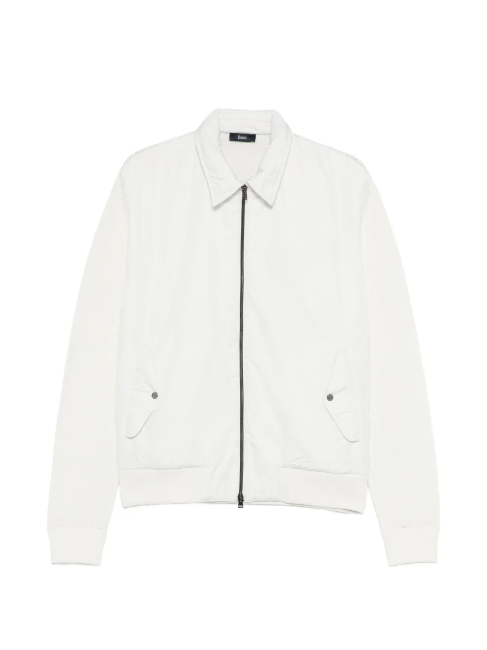 Herno zip-fastening long-sleeve jacket - White