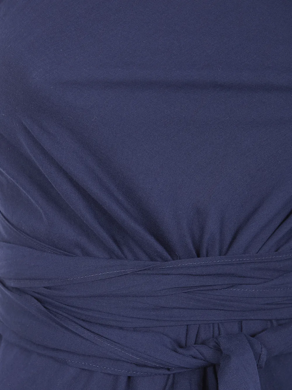  Aspesi Vestido Largo Con Cuello Halter - Azul 