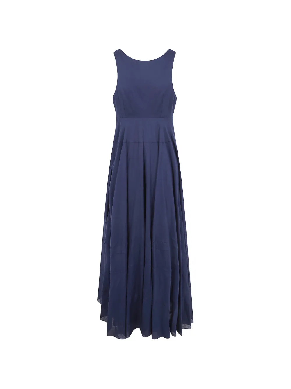 ASPESI tiered sleeveless maxi dress - Blu