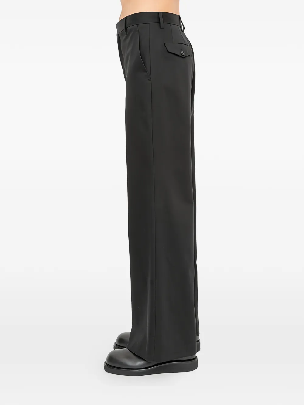 Ann Demeulemeester Darius flared broek Zwart