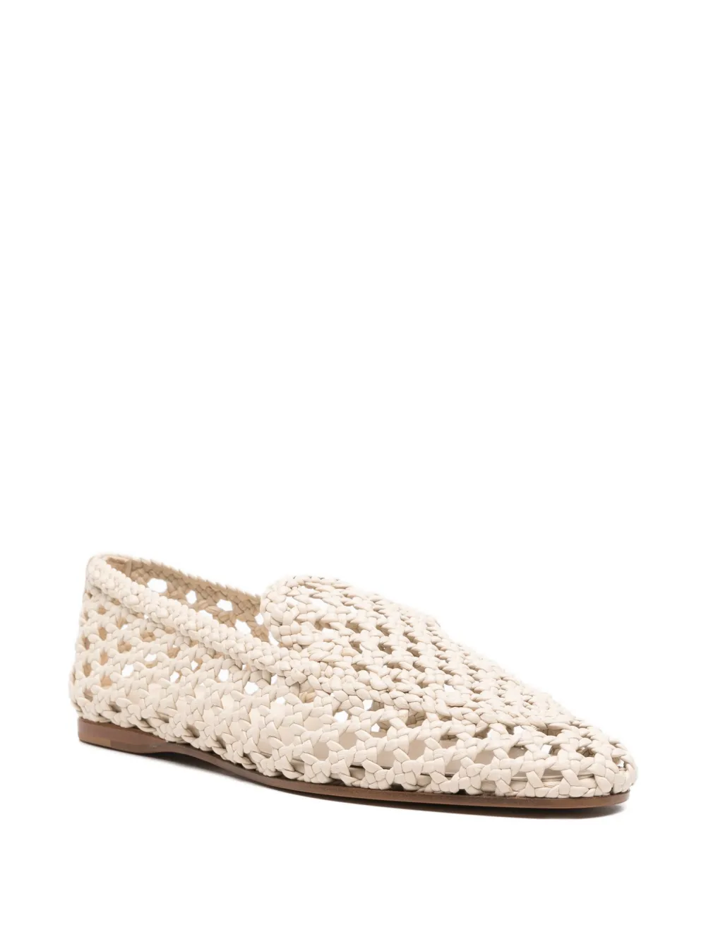 Forte Leren loafers Beige