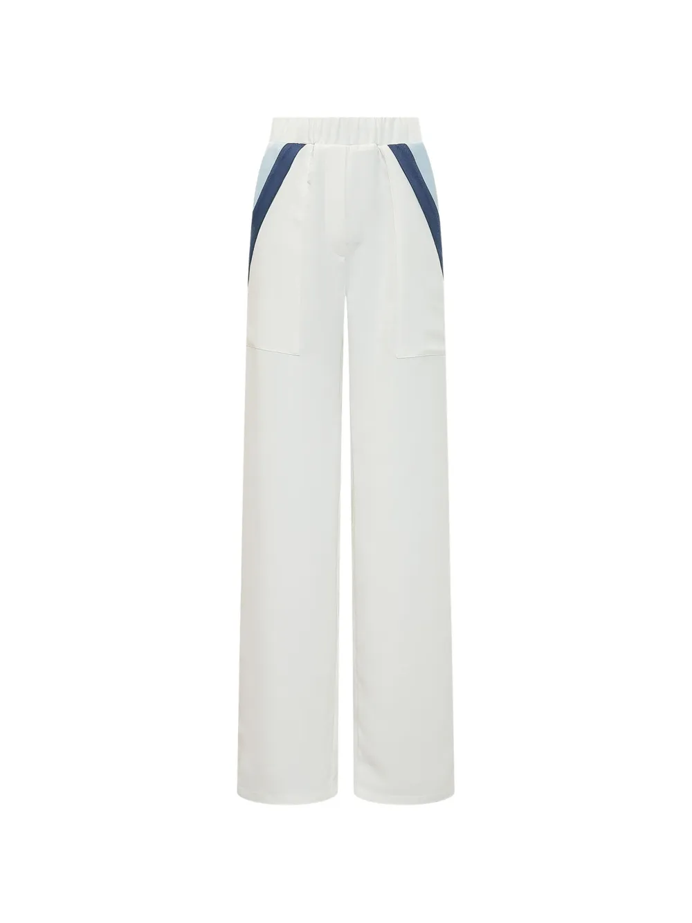 moms pants sporty trousers - Bianco