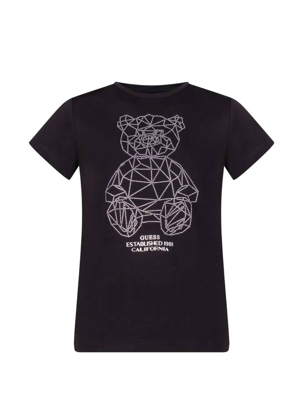guess kids T-shirt con decorazione - Nero