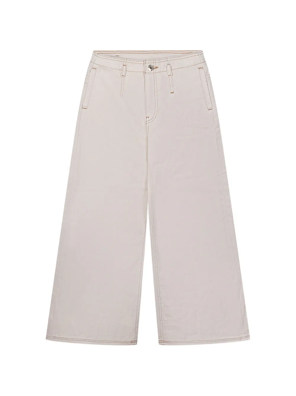 guess kids initial-embroidered jeans - Toni neutri