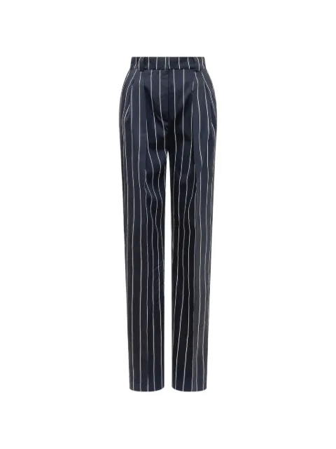 moms pants striped silk trousers