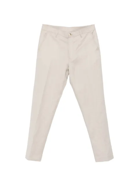 Canali button-fastening trousers