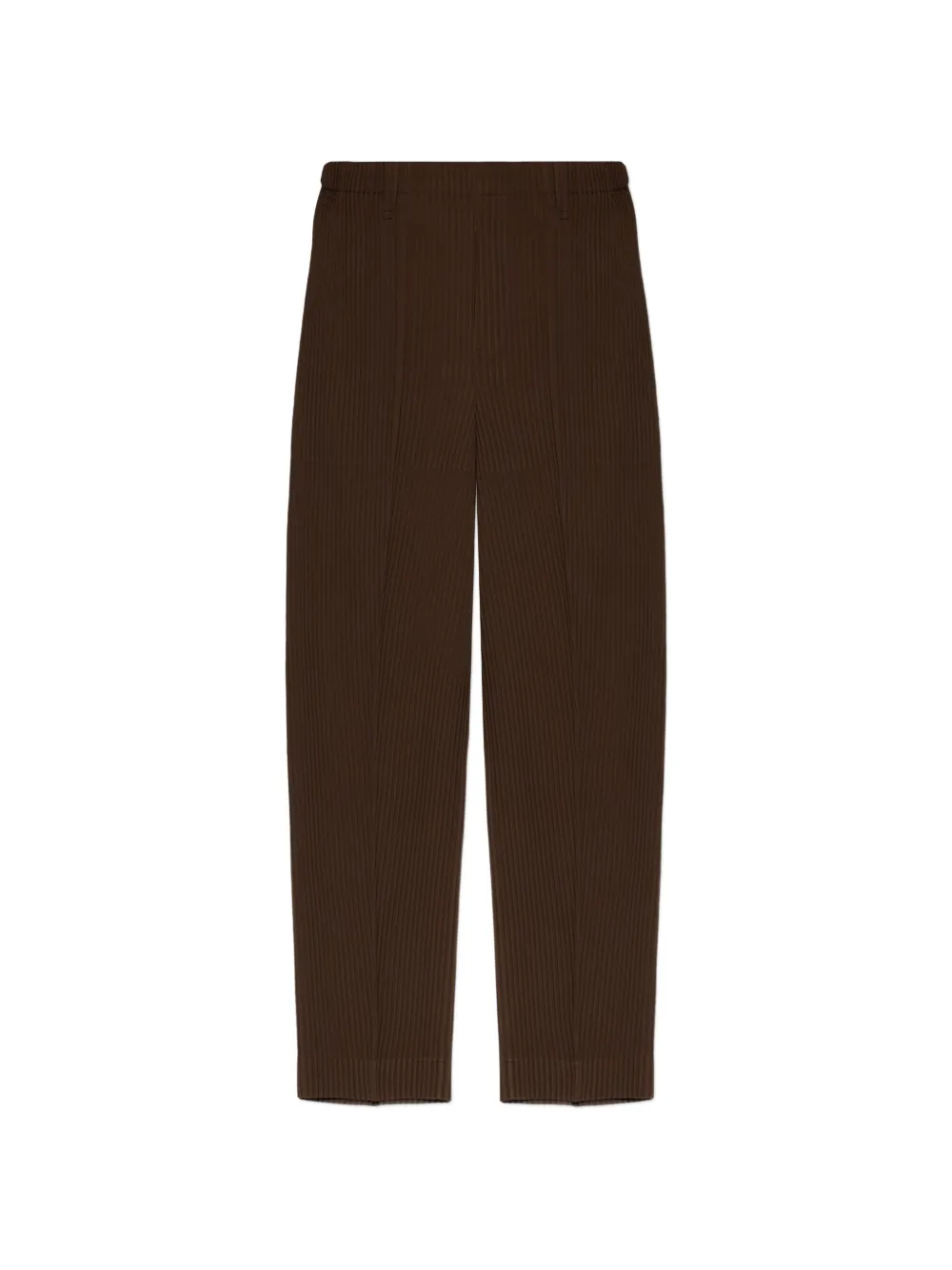 Homme Plissé Issey Miyake Tuxedo pleated trousers - Marrone