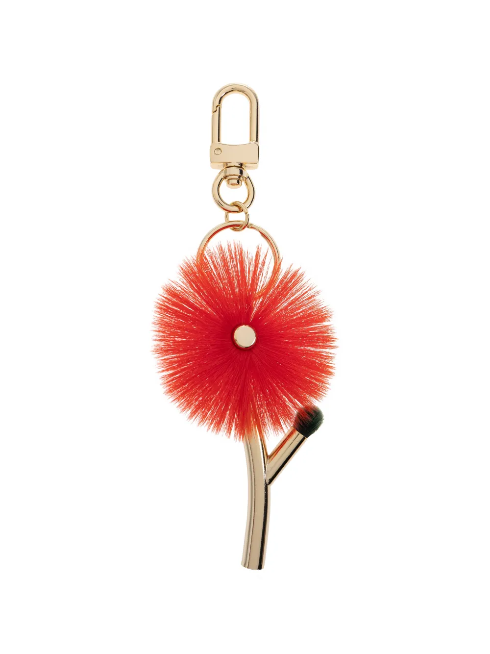 Issey Miyake flower-detail keyring - Oro