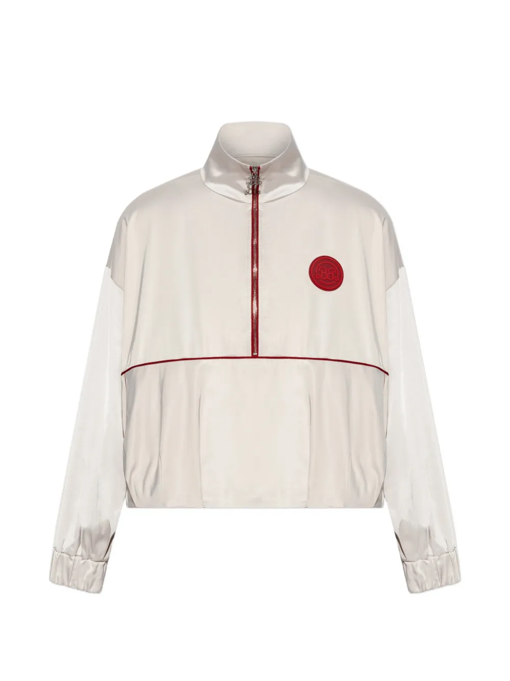 Gestuz x Barbie quarter-zip sweater - Nude