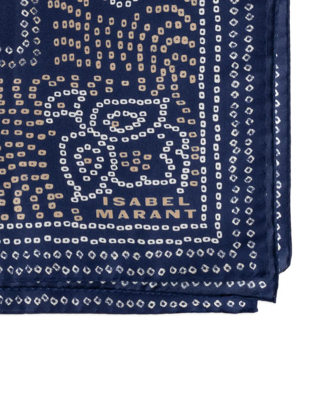ISABEL MARANT Sjaal met print Blauw