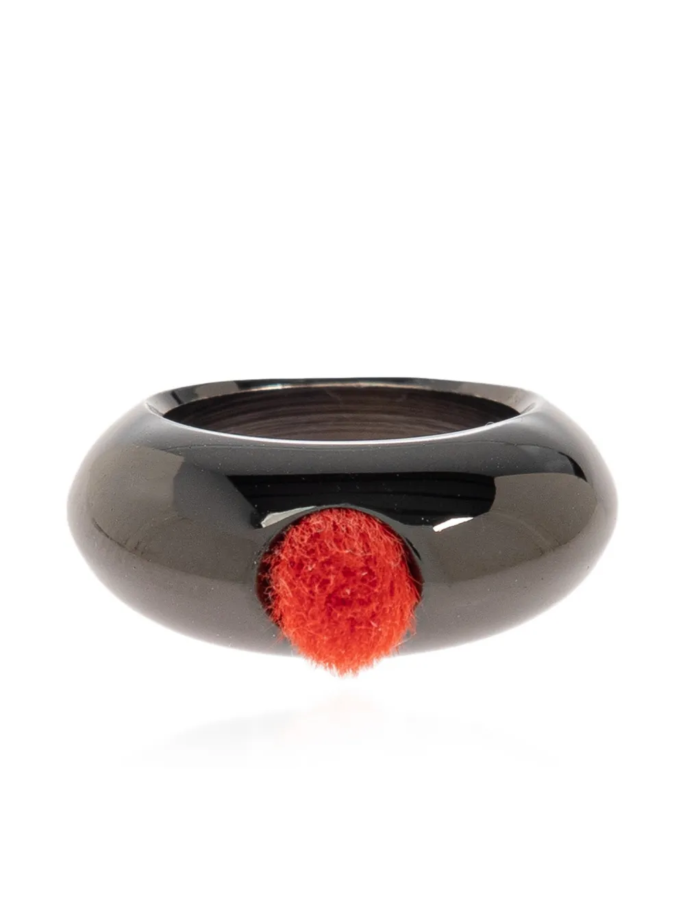 Issey Miyake polished ring - Nero