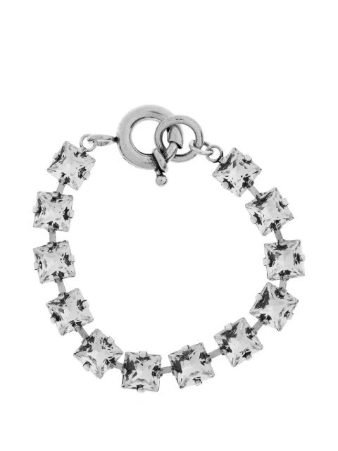 ISABEL MARANT crystal-embellished brass bracelet