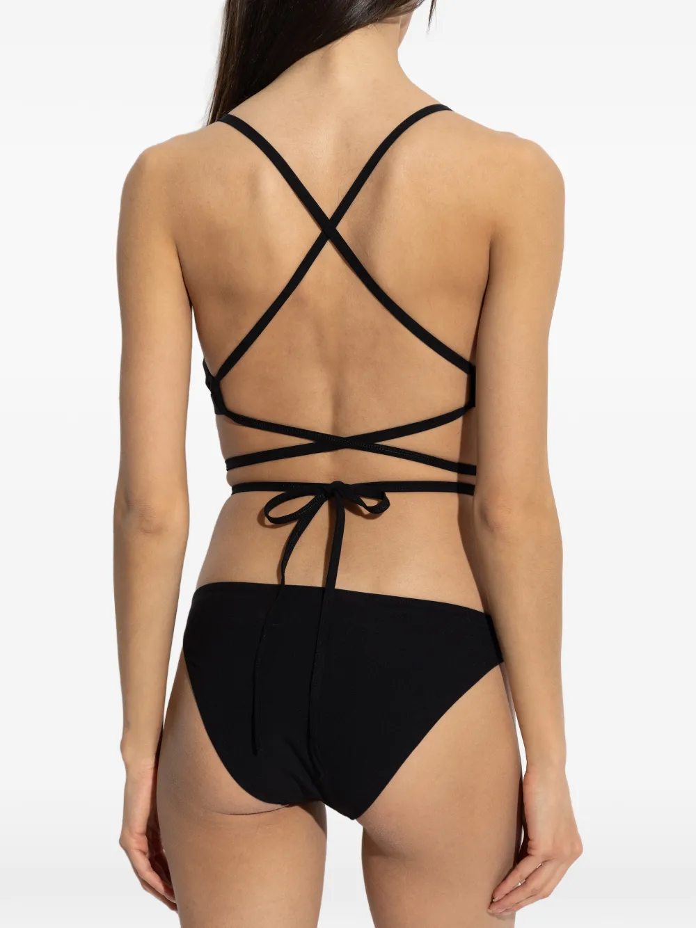 ISABEL MARANT Bikinislip met gestrikte zijkanten Zwart