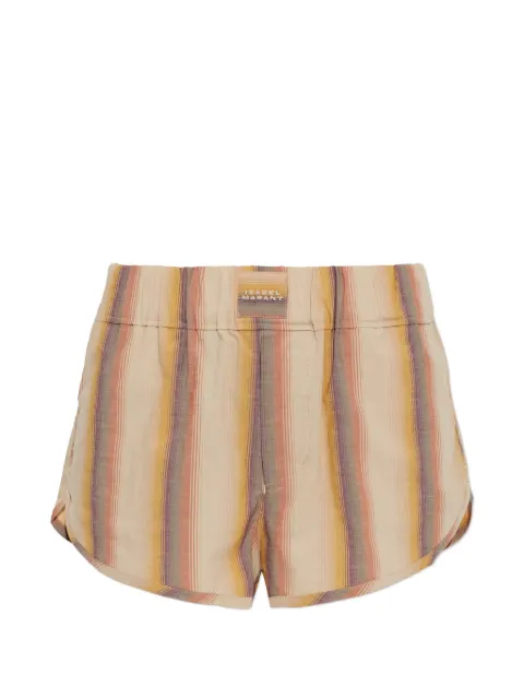 ISABEL MARANT Melinea striped shorts