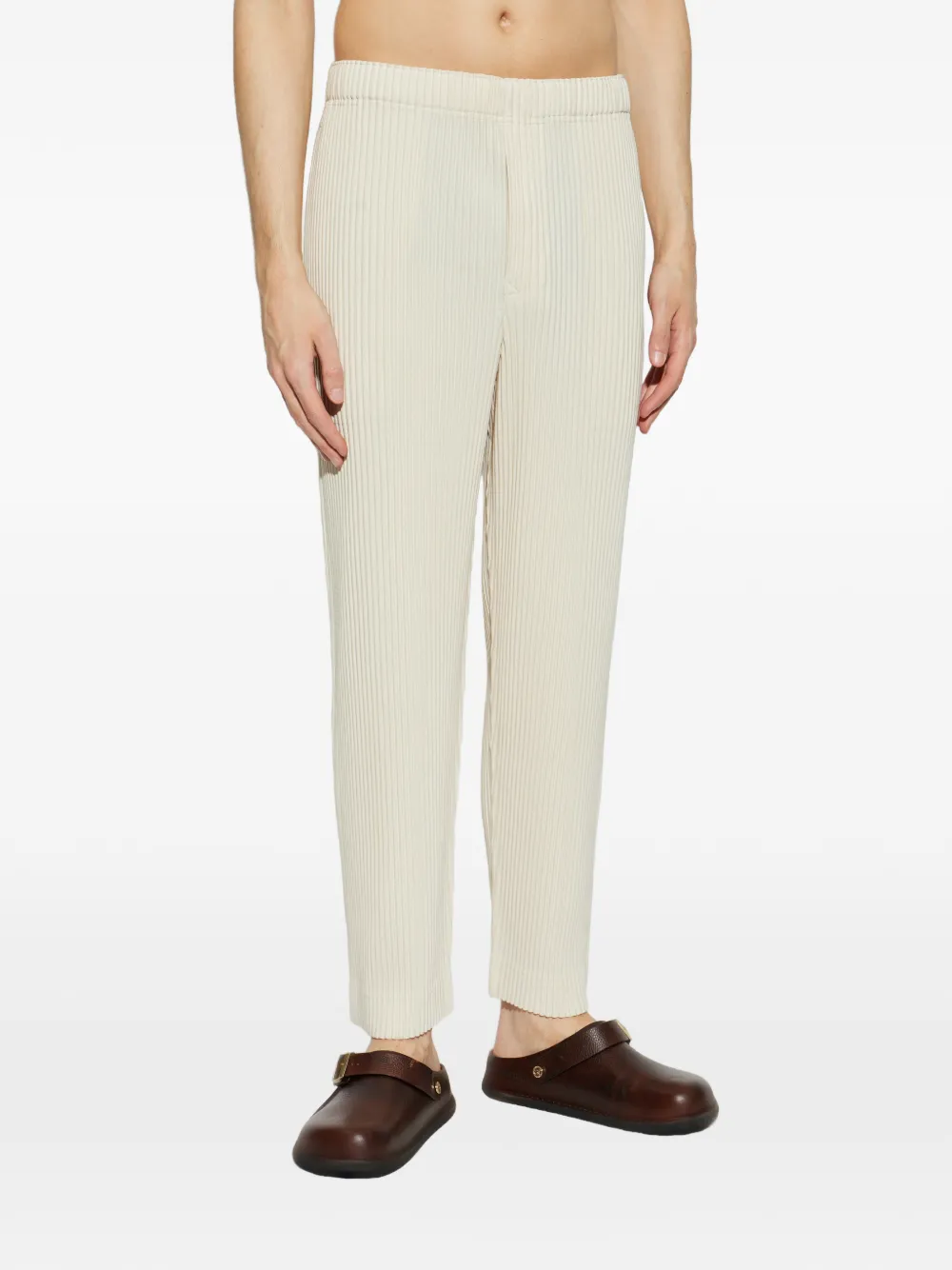 Homme Plissé Issey Miyake Plooibroek met print Beige