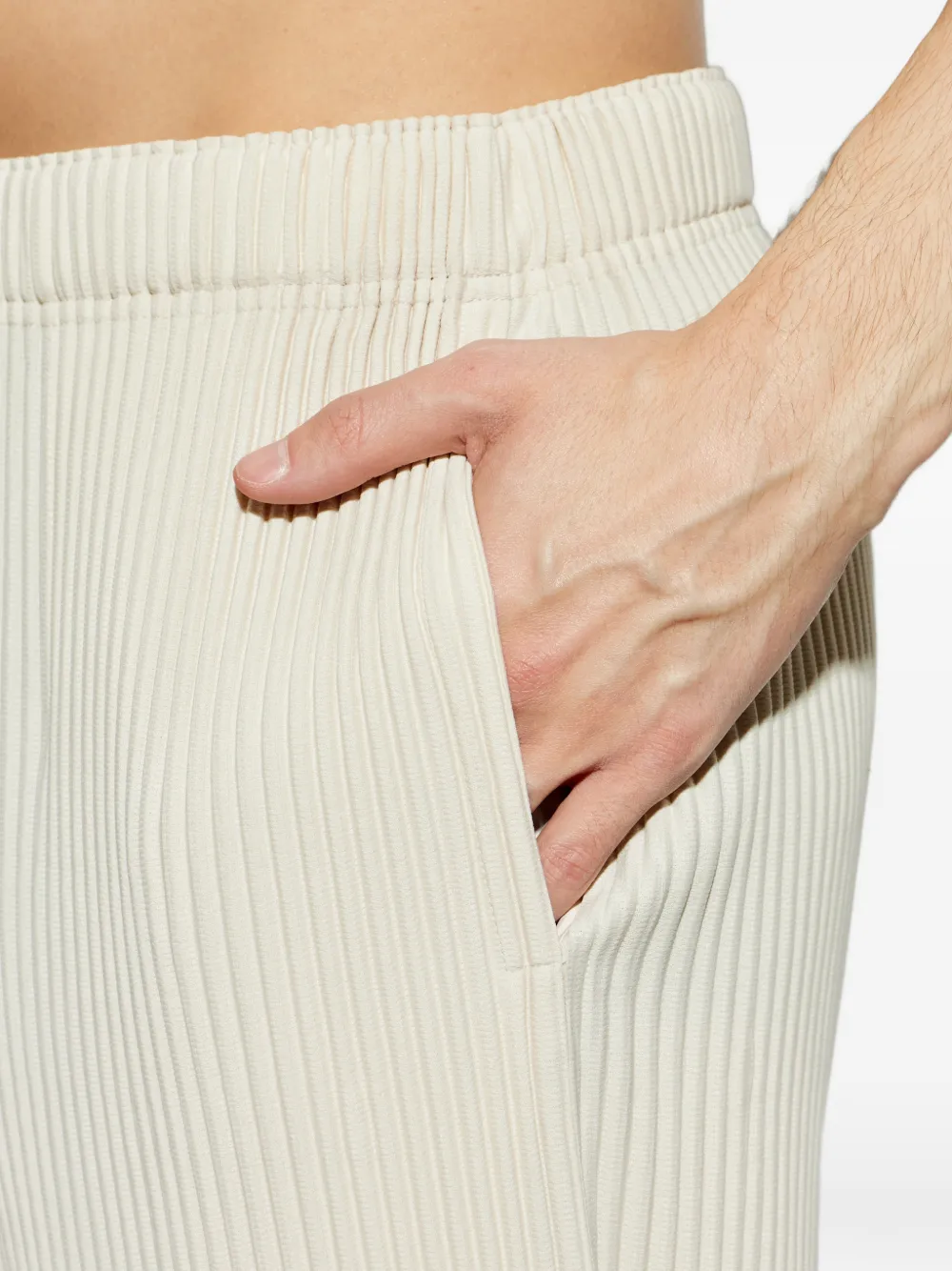 Homme Plissé Issey Miyake Plooibroek met print Beige