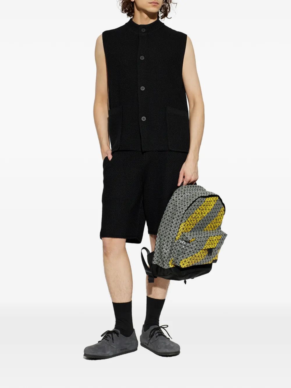 Homme Plissé Issey Miyake Shorts met textuur Zwart