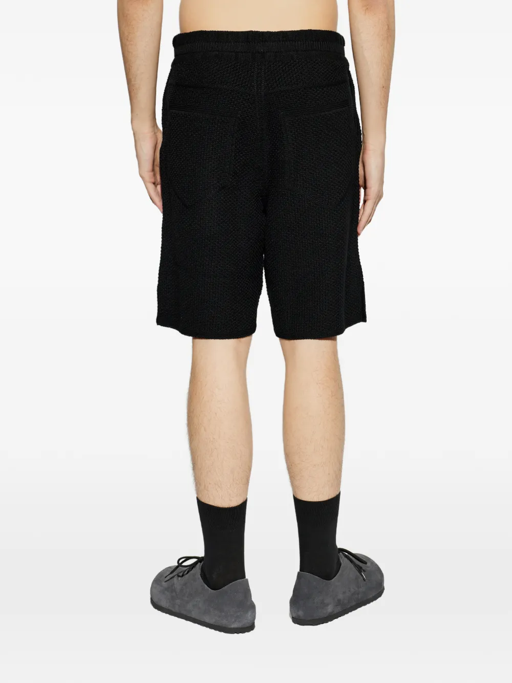 Homme Plissé Issey Miyake Shorts met textuur Zwart