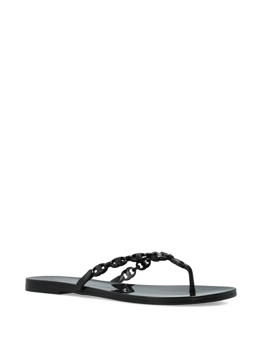 Tory Burch Gemini flip-flops Zwart