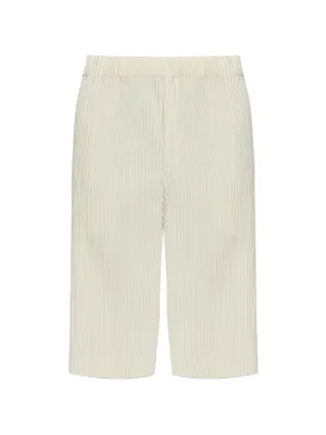 Homme Plissé Issey Miyake プリーツ ショートパンツ | グレー