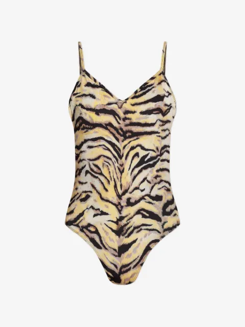 Kenzo reversible tiger-print swimsuit