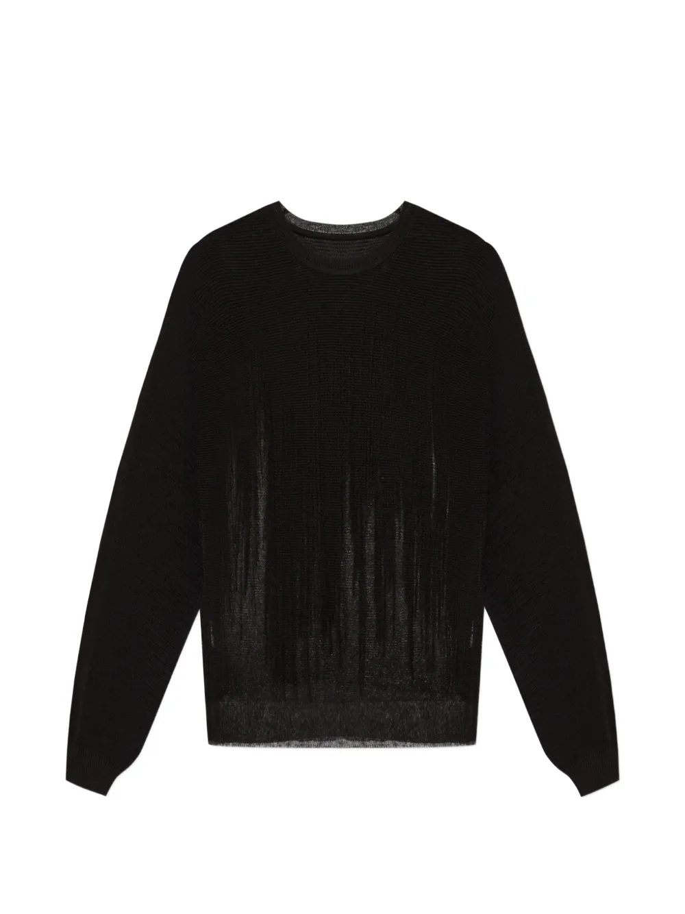 Homme Plissé Issey Miyake Brush Close-Up crew-neck sweater - Marrone