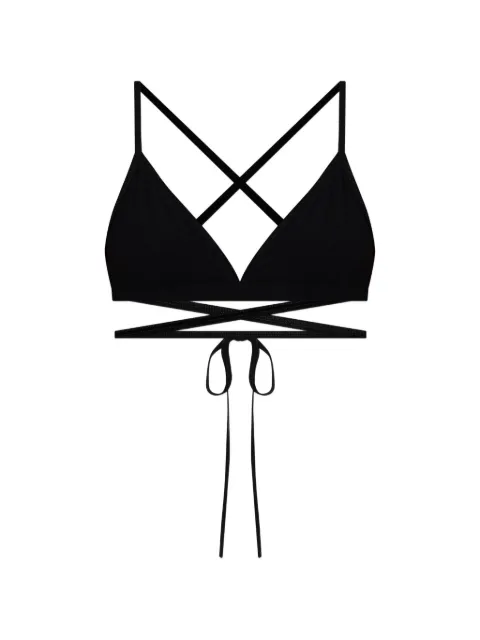 ISABEL MARANT Solange tie-detail triangle bikini top