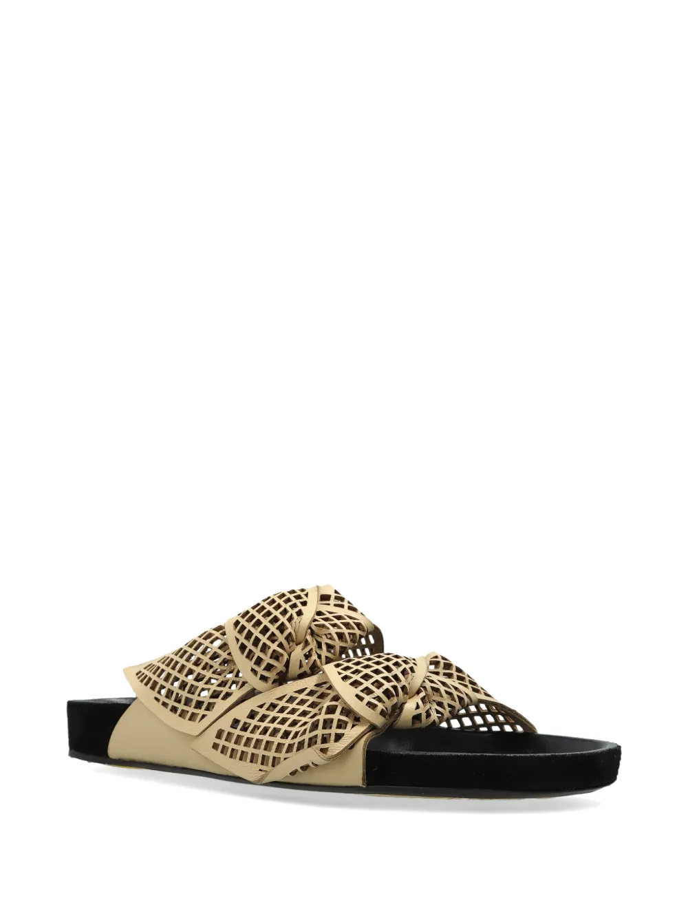 ISABEL MARANT Lennyo knot sandals Beige