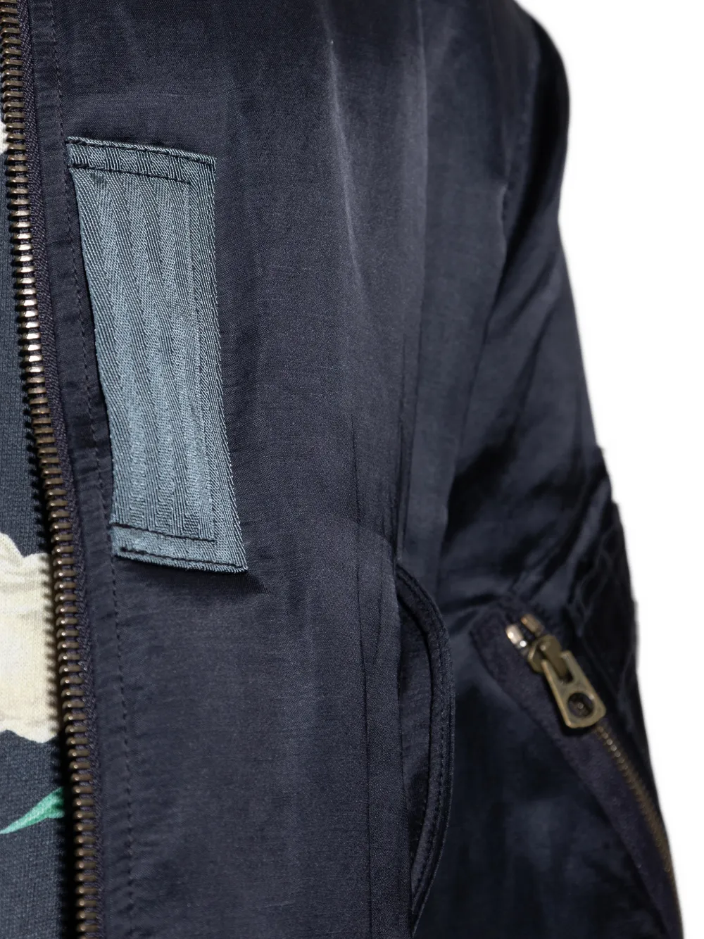 Kenzo Jungle Poem jack met rits Blauw