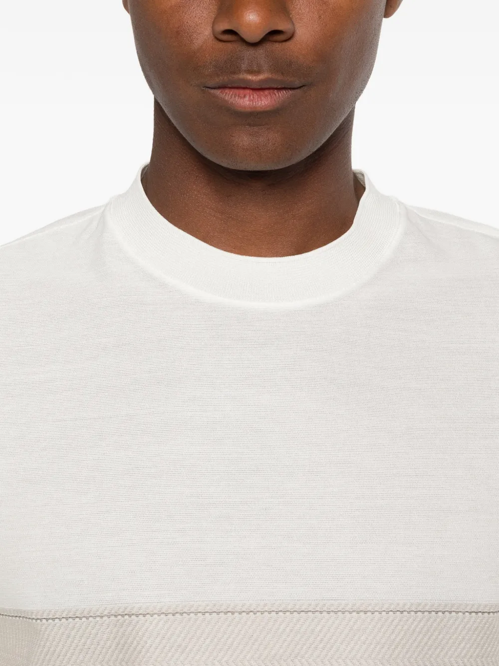 Canali T-shirt met ronde hals Wit