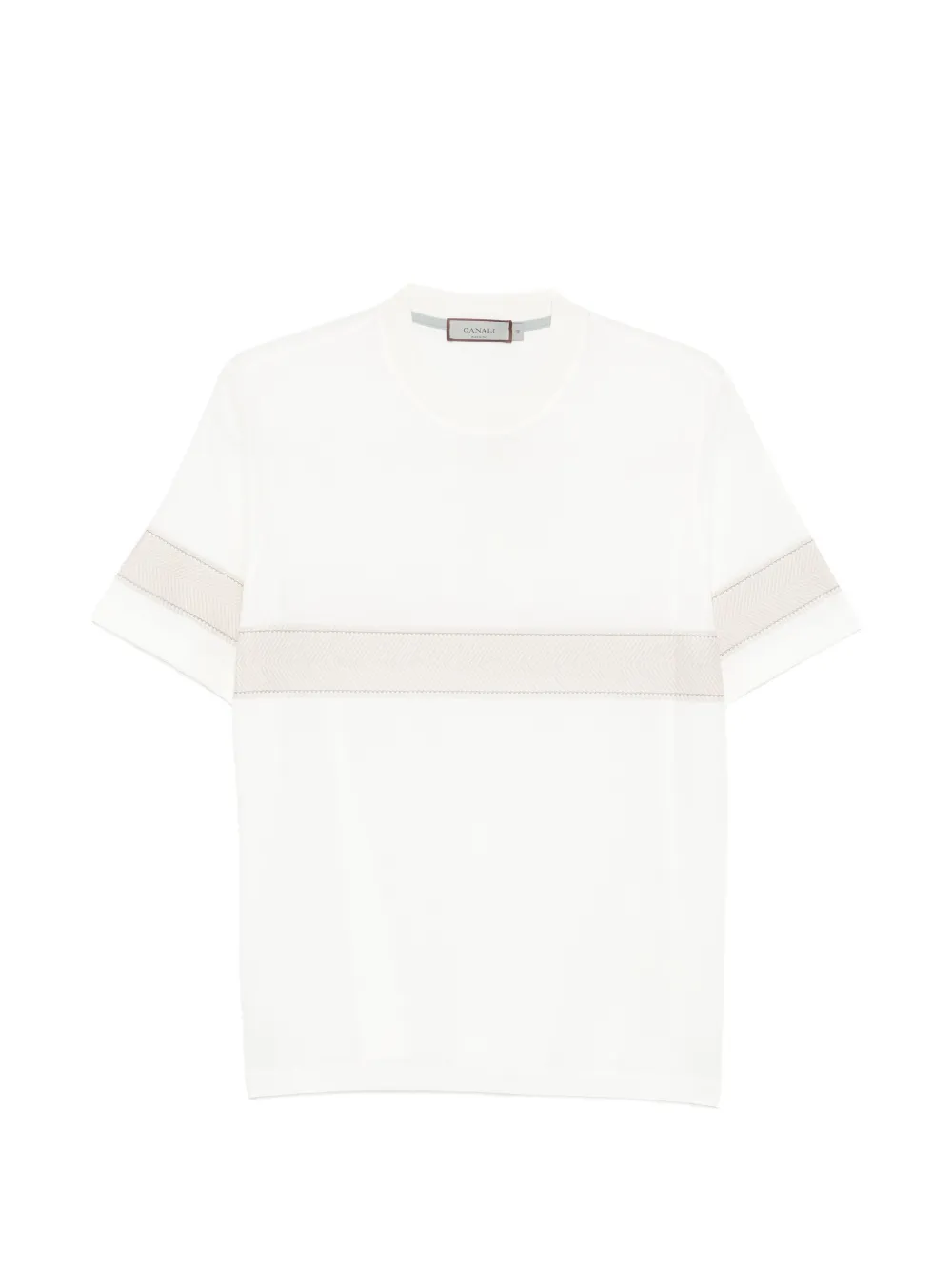 Canali crew-neck T-shirt - Bianco