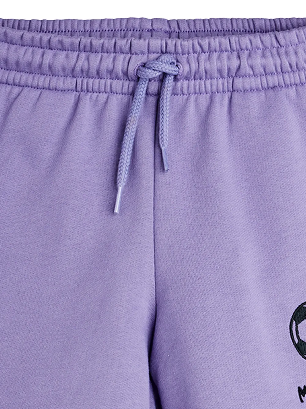 Mini Rodini Shorts met trekkoord en print Paars
