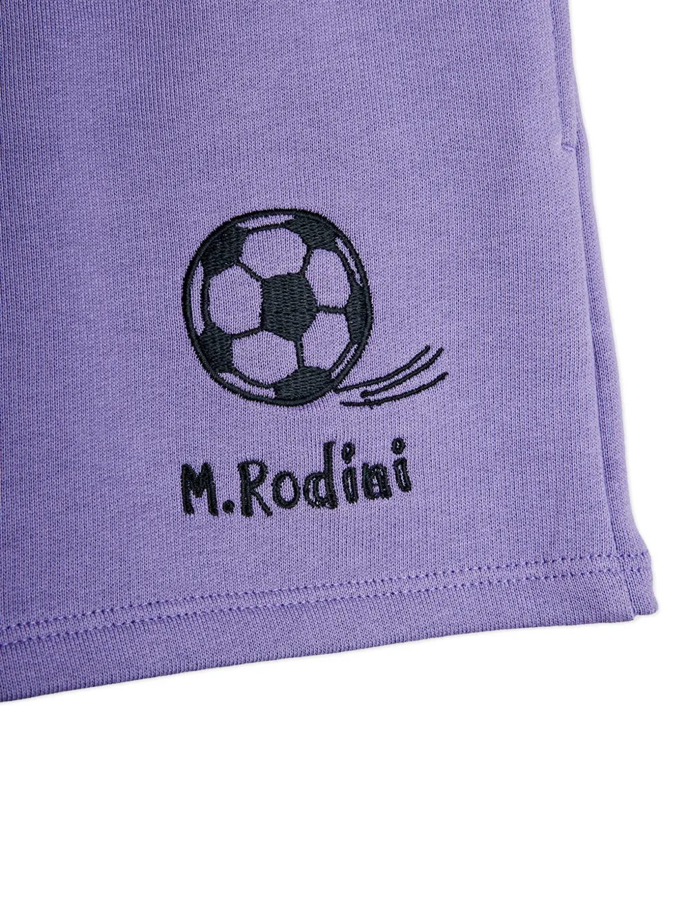 Mini Rodini Shorts met trekkoord en print Paars