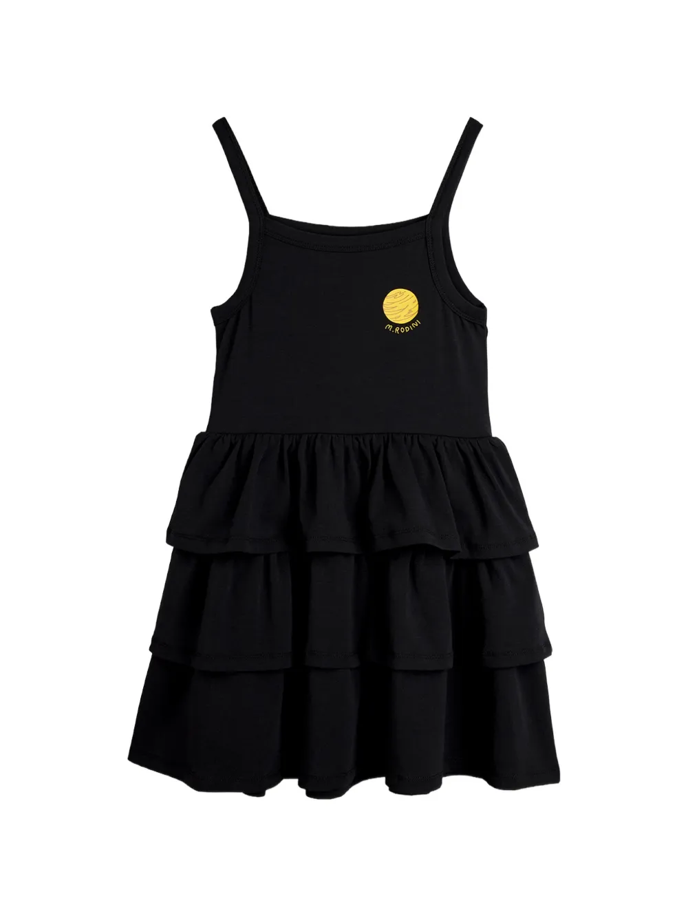 Mini Rodini ruffled dress - Nero