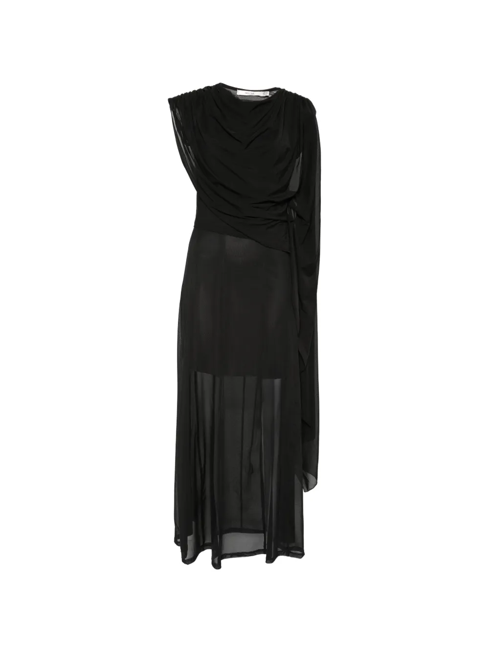 Gestuz draped maxi dress - Schwarz