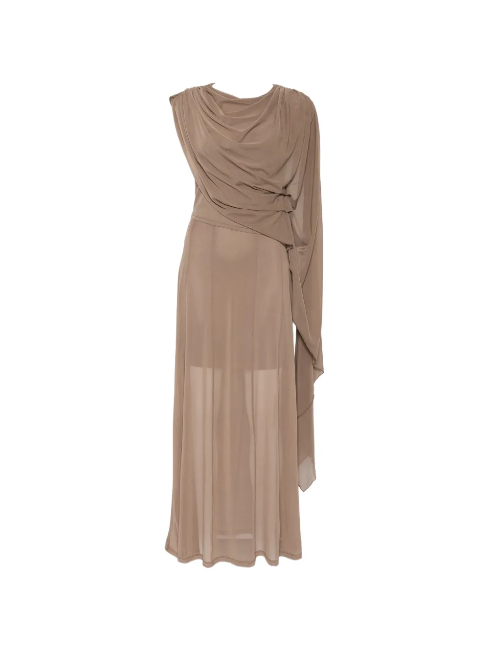 Gestuz draped maxi dress - Toni neutri