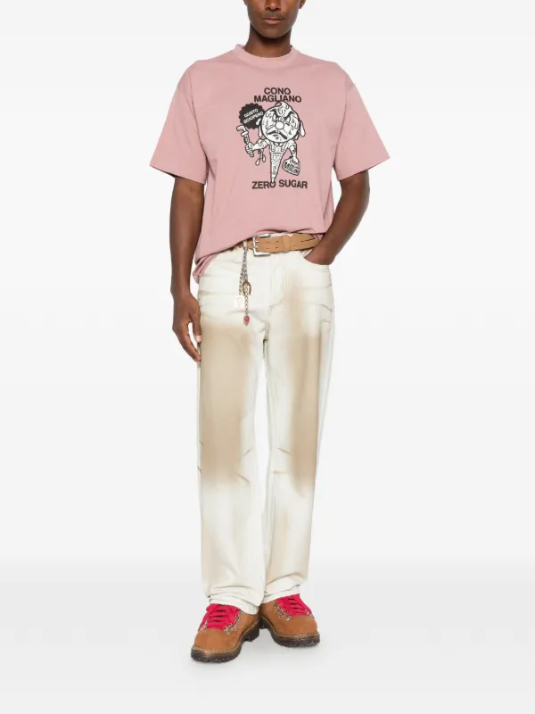Magliano グラフィック プリントTシャツ | ピンク | FARFETCH JP