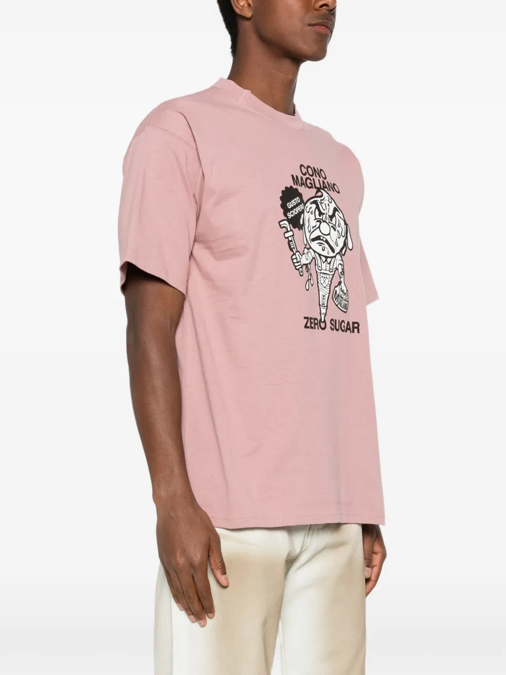 Magliano T-shirt met grafische print Roze