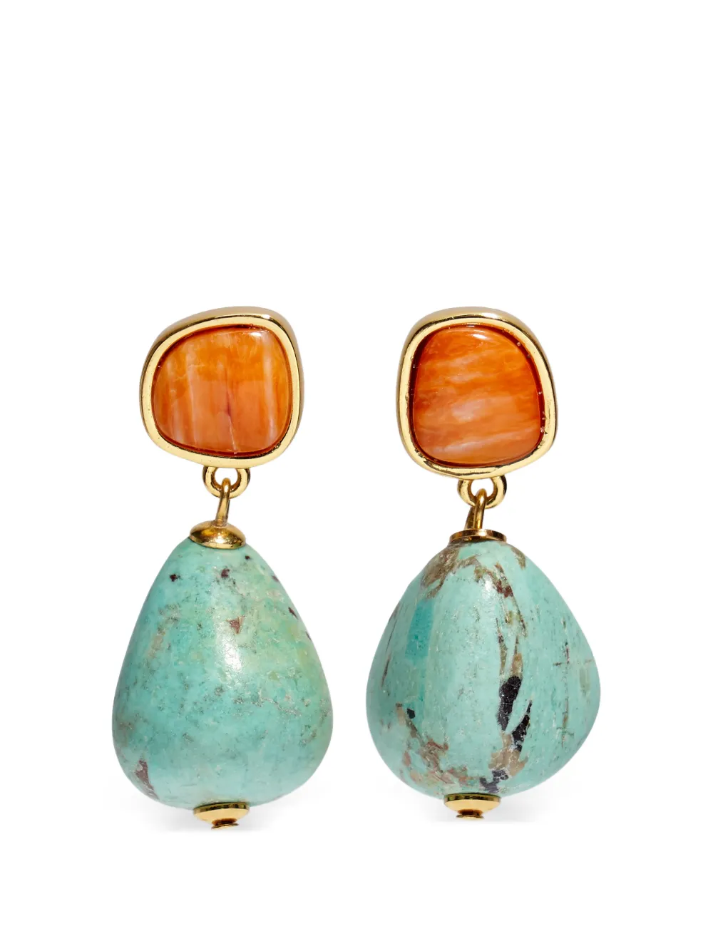 Lizzie Fortunato Citrus Splash drop earrings - Oro