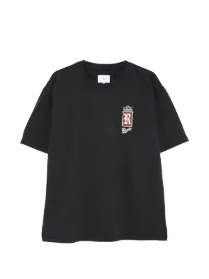 charbon ロゴ Tシャツ Men's Township S/S Tailored T-Shirt in Black/Smoke Grey – Brixton