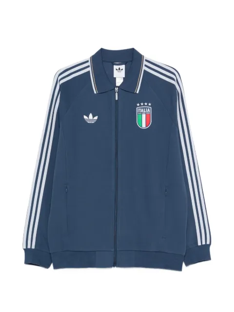 adidas x Italia stripe-detail zip-fastening sweatshirt